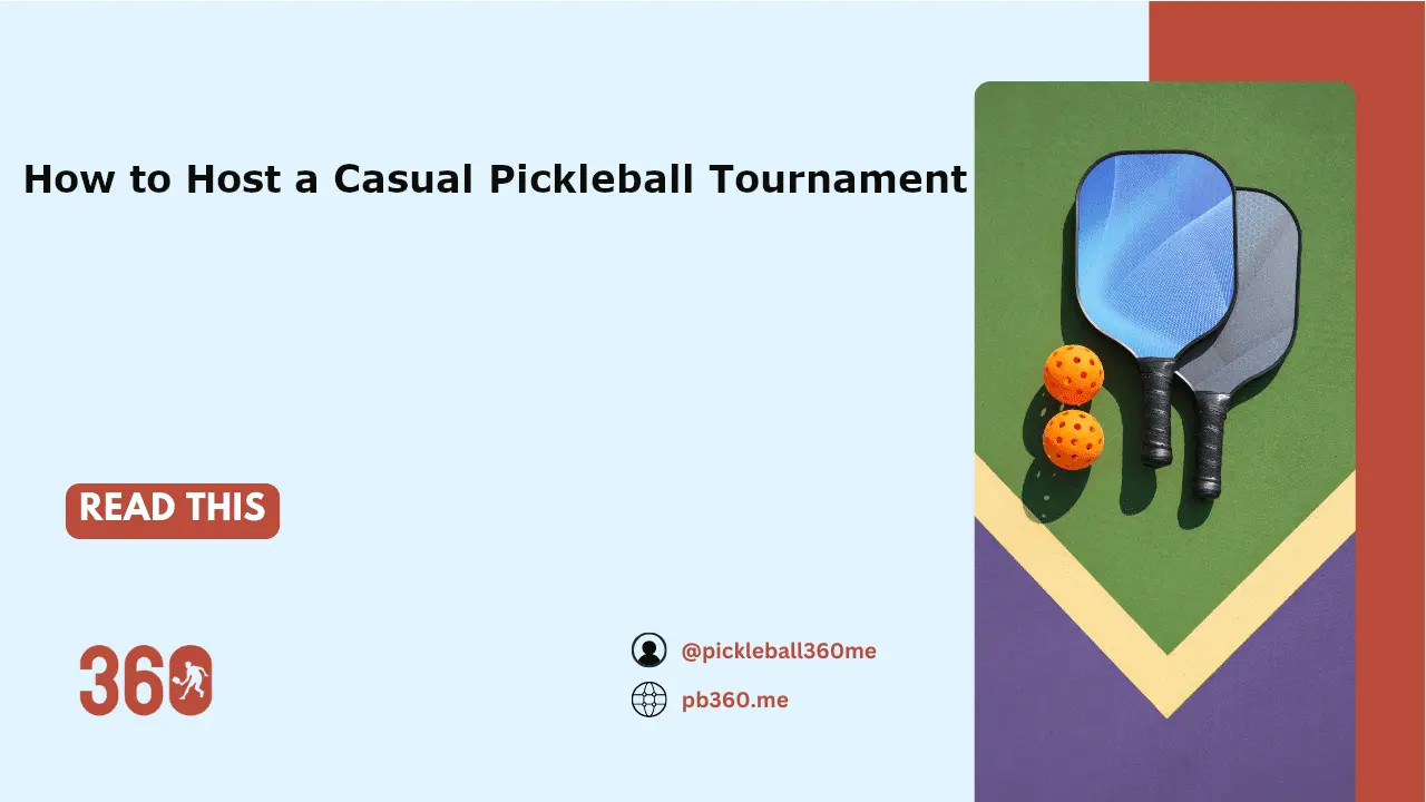 How to Host a Casual Pickleball Tournament