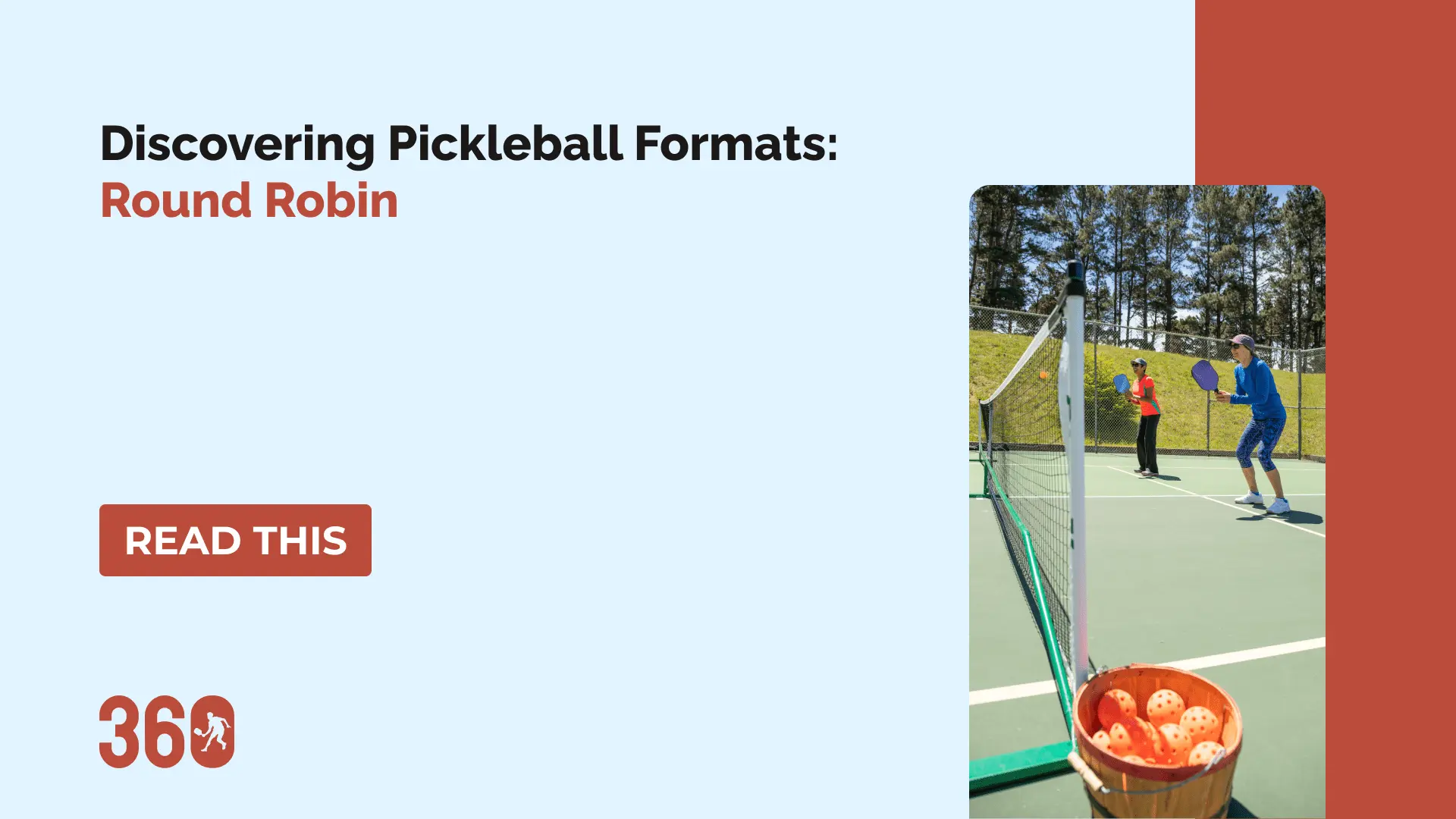 Round Robin pickleball tournament bracket with court assignments